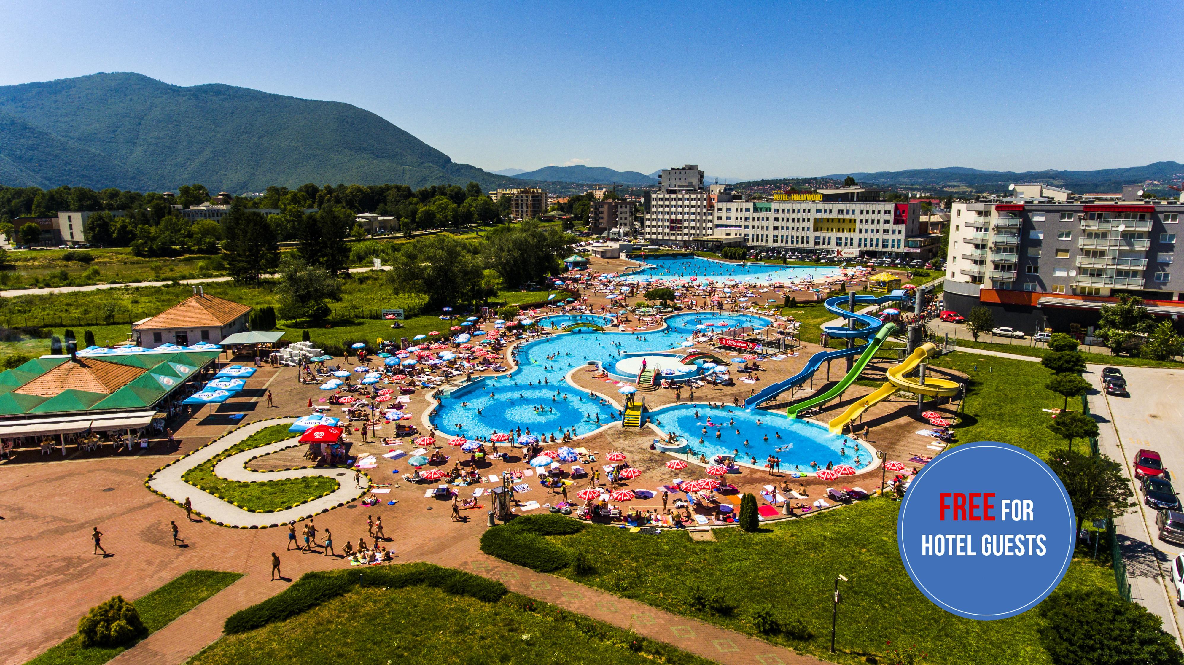萨拉热窝山会议及温泉Spa酒店 Ilidža 外观 照片 Aquapark Podgorica